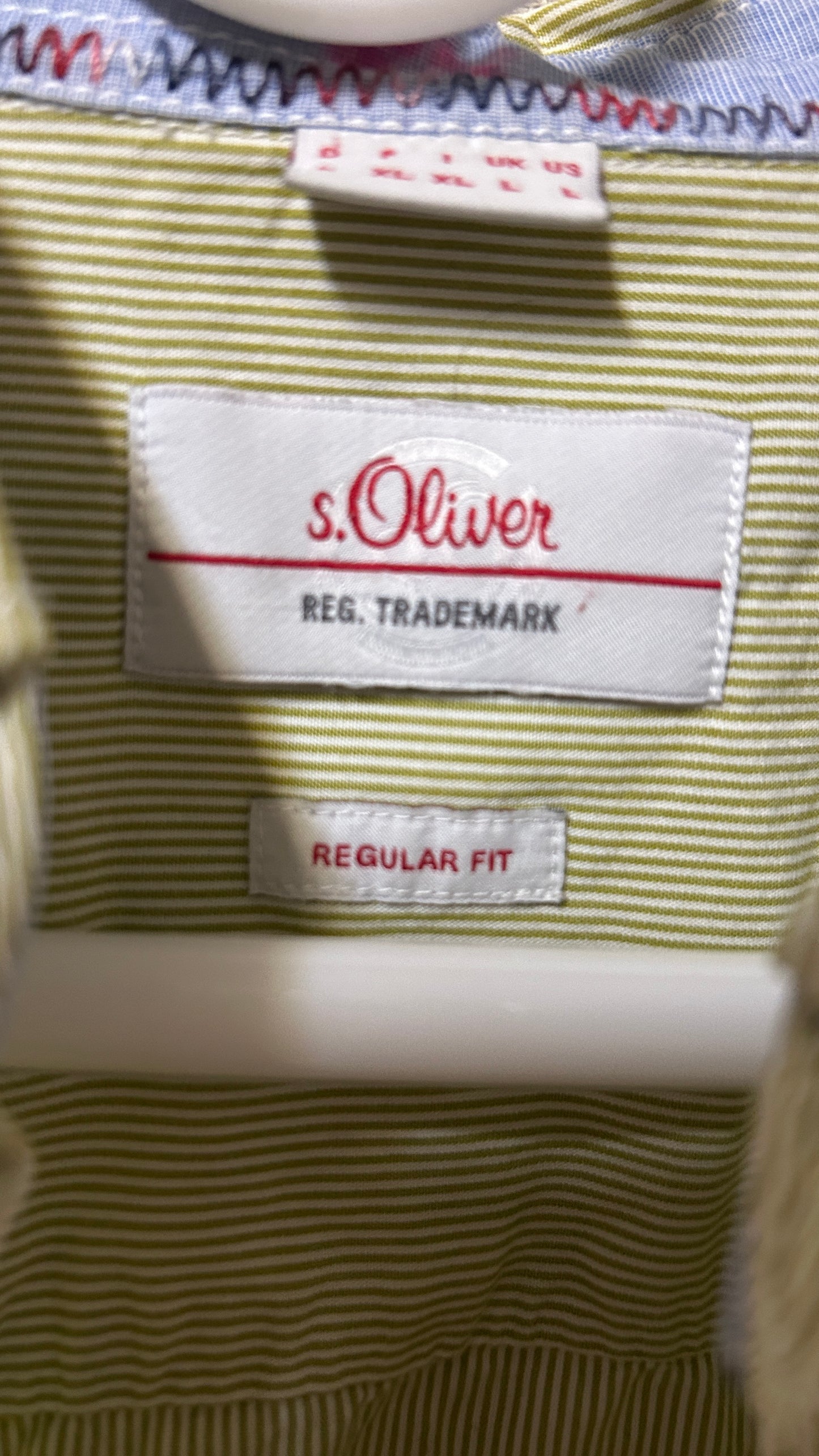 S. Oliver Long sleeve button down shirt Large