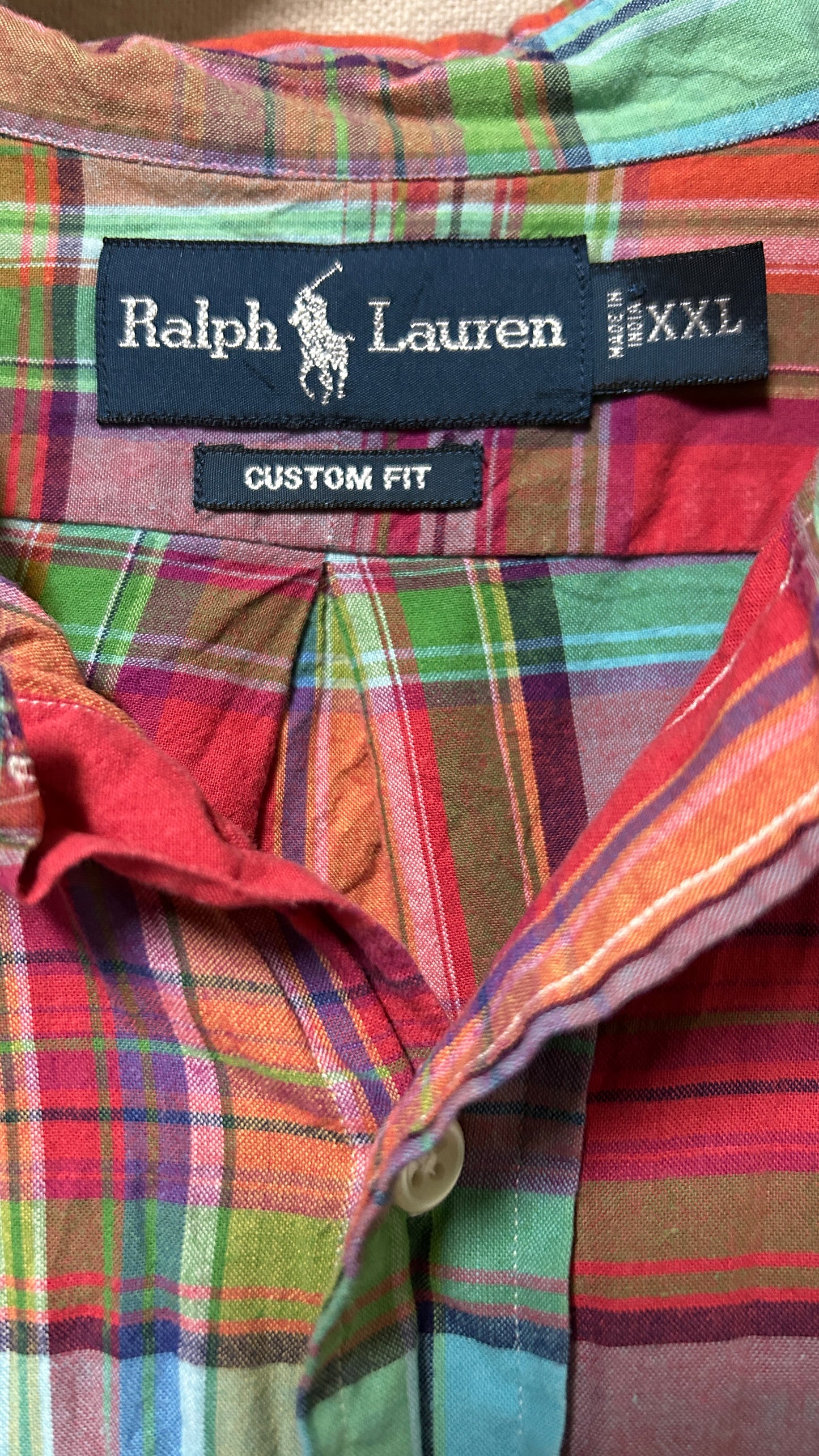 Ralph Lauren Short sleeve button down shirt 2XL