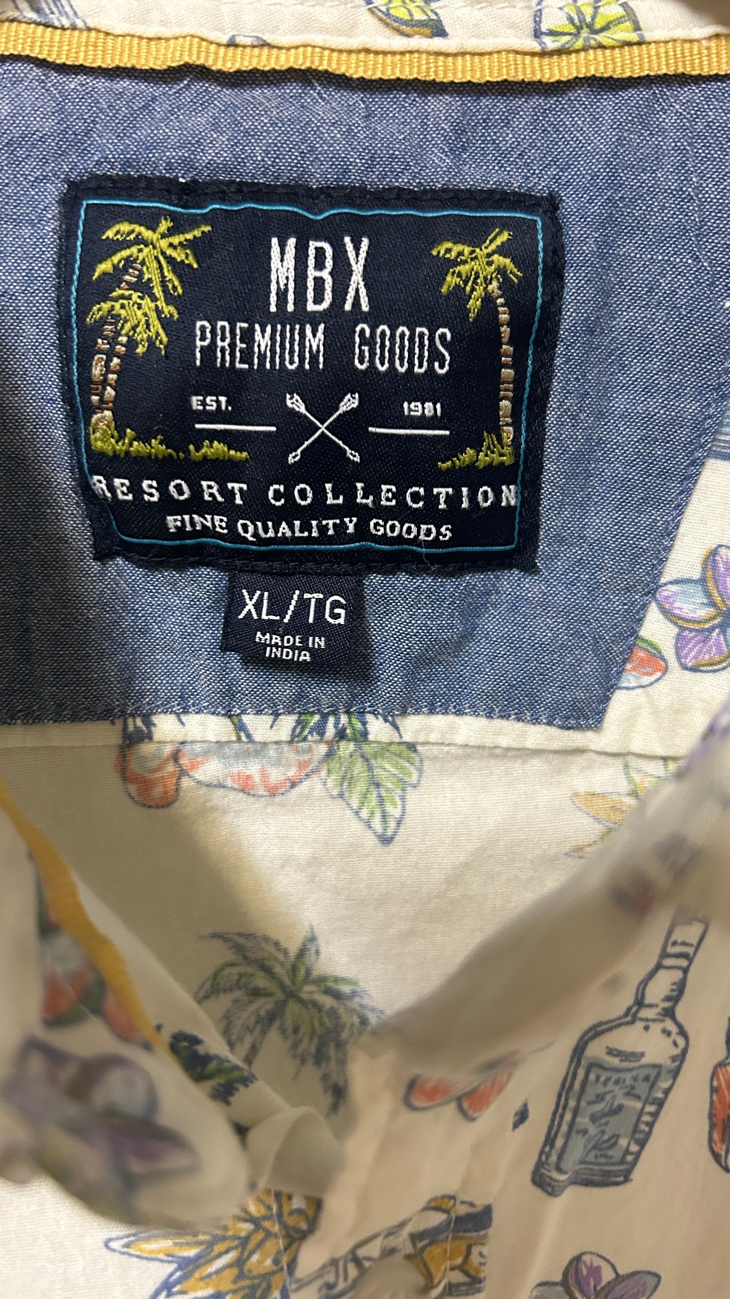 MBX Premium Goods Short sleeve button down shirt XL