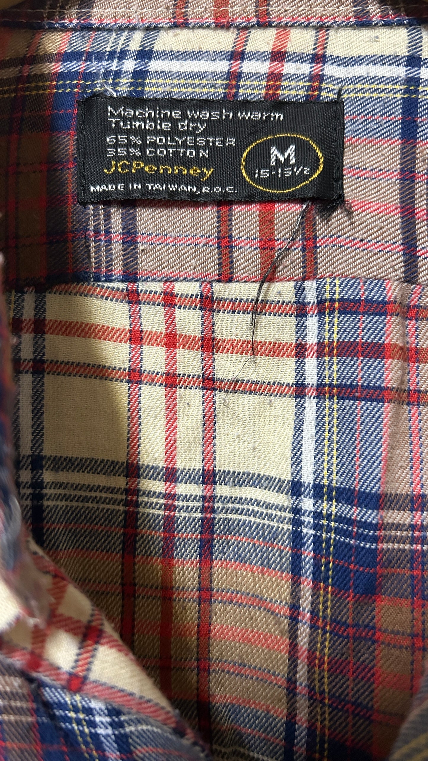 J C Penney Long sleeve button down shirt Medium