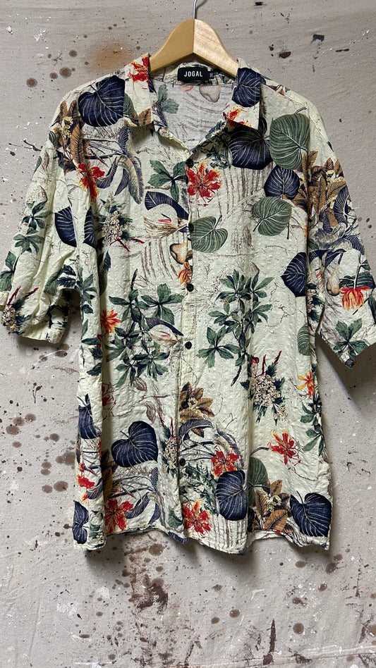 Jogal Short sleeve button down shirt 3XL (!)
