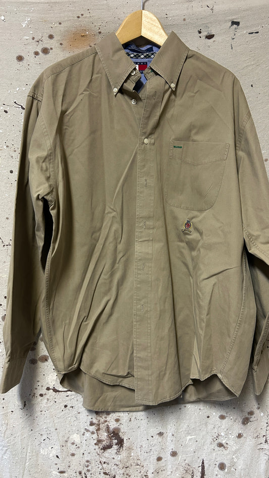 Tommy Hilfiger Long sleeve button down shirt Medium Cotton