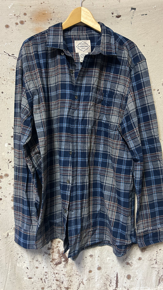 St John’s Bay Long sleeve button down shirt XL Cotton
