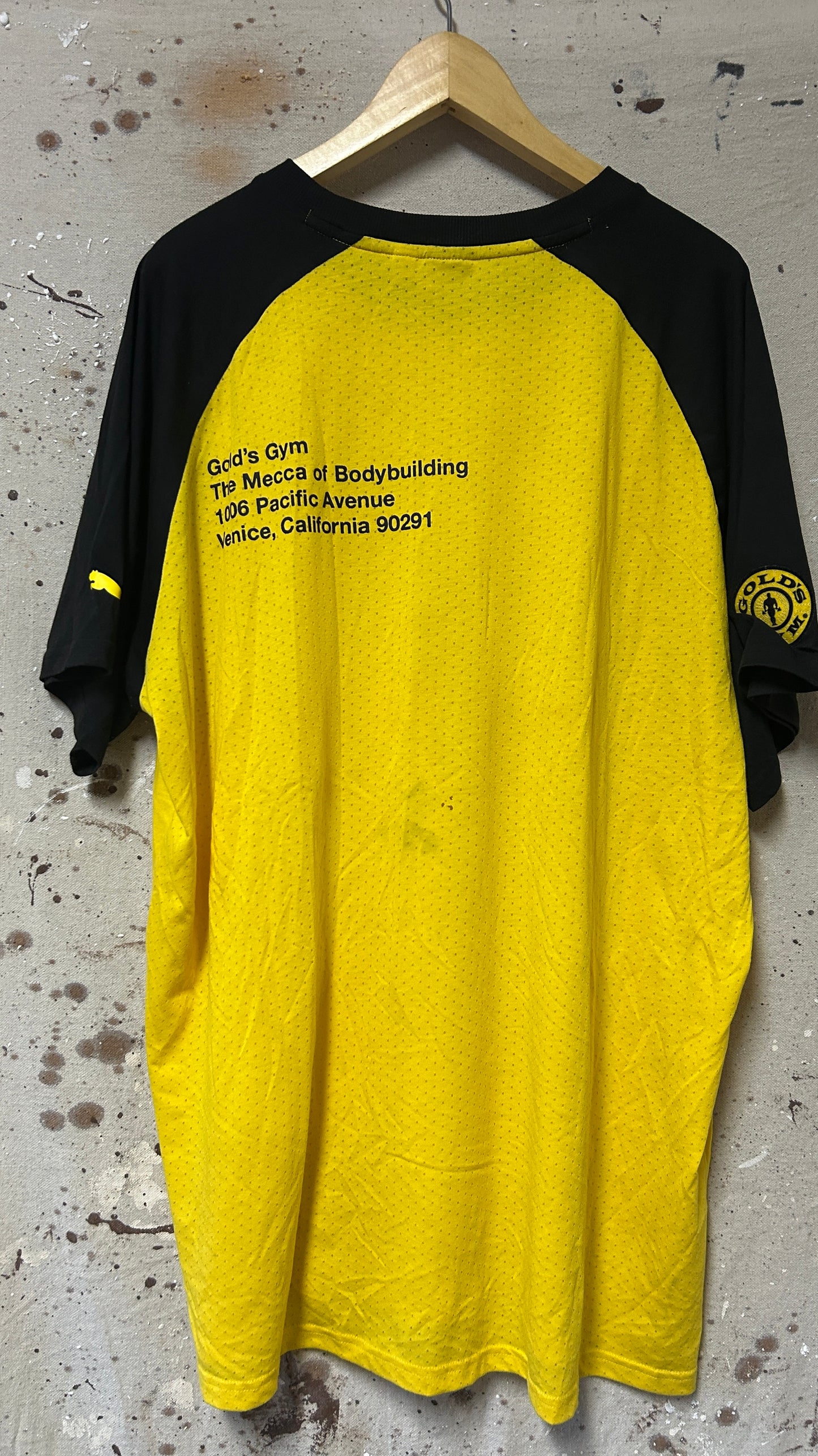 Puma Golds Gym T shirt XXL