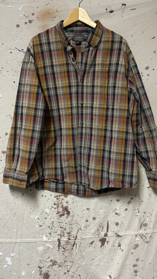 Schmidt Workwear Long sleeve button down shirt XL