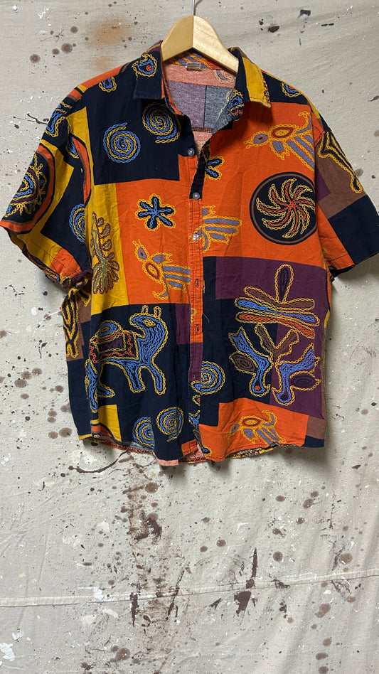 DXL Short sleeve button down shirt XL