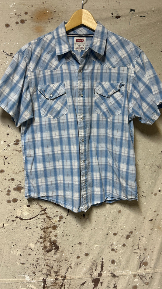 Levi’s Short sleeve button down shirt Large Cotton